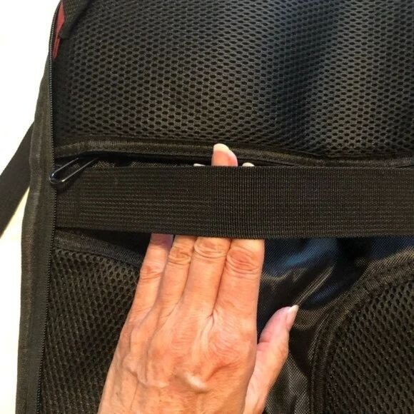 Anti-Theft Nylon Travel Laptop Backpack W/ USB Charger Port & Multi Compartments - Picture 6 of 6